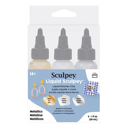Liquid Sculpey® Multi-Pack - Metallics