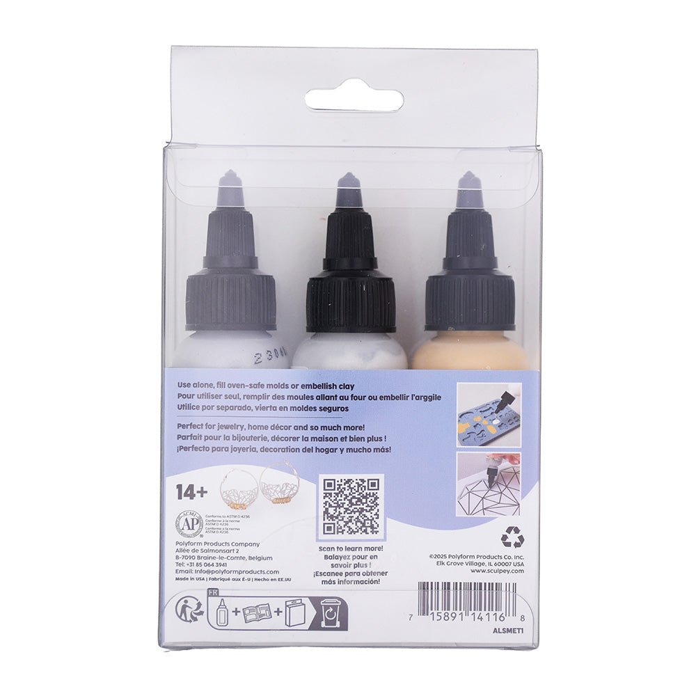 Liquid Sculpey® Multi-Pack - Metallics