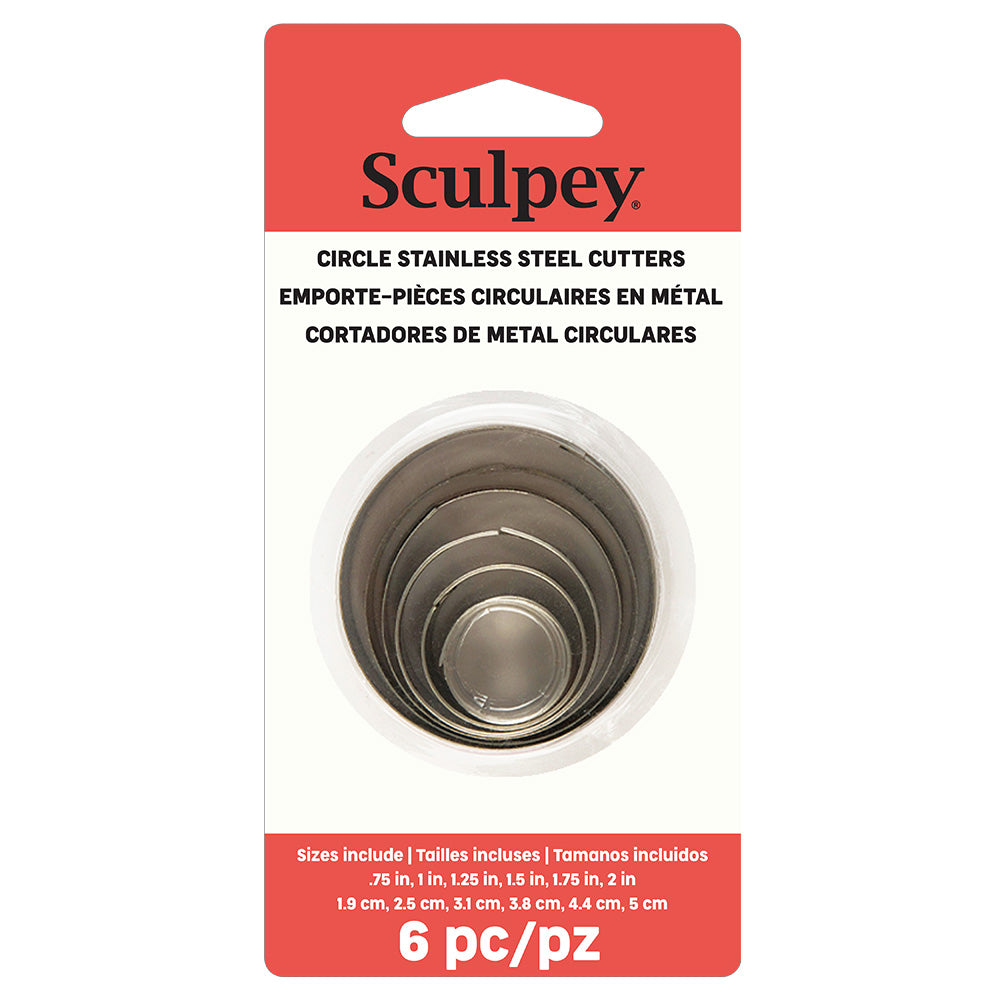 Sculpey Tools™ Graduated Cutters: Circle, 6 pc