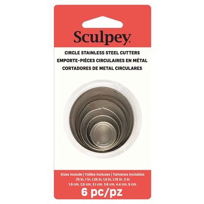 Sculpey Tools™ Graduated Cutters: Circle, 6 pc