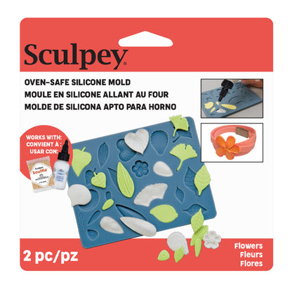 Sculpey Tools™ Oven-Safe Molds:  Flowers