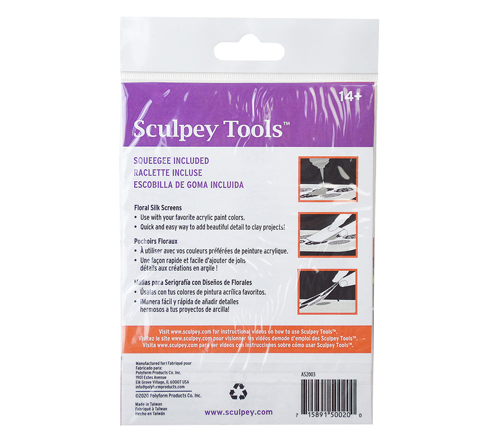 Sculpey Tools™ Nature Silk Screens