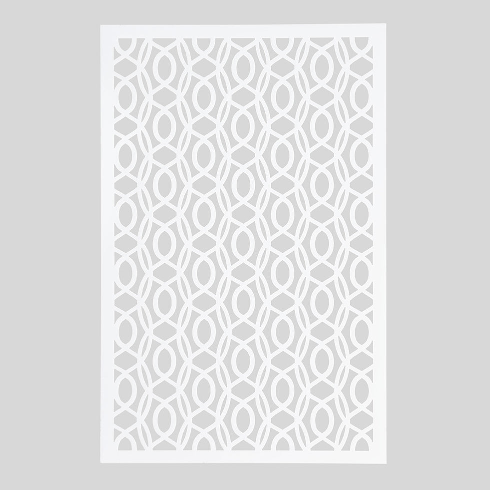 Sculpey Tools™ Stencil - Art Deco Lattice