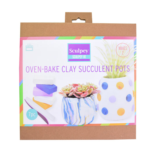 oven bake clay for plant pots Sculpey III Oven Bake Clay Succulent Pots