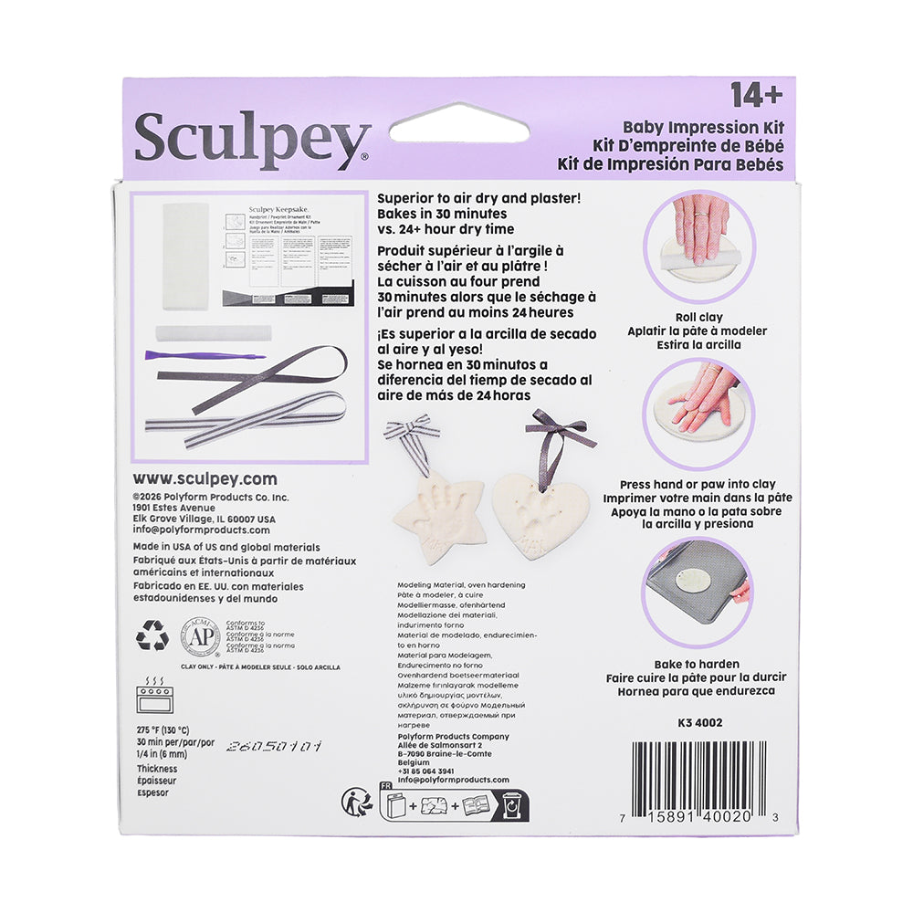 Sculpey Keepsake® Baby Impression Kit