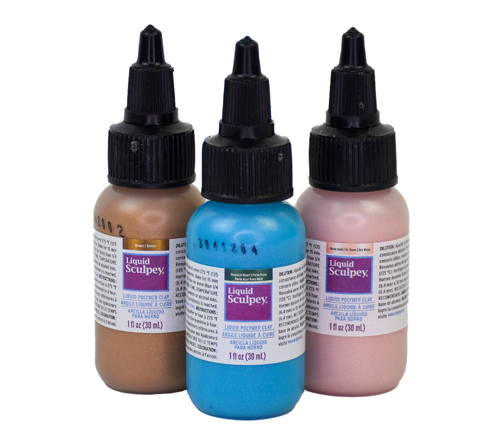 Liquid Sculpey® Liquid Polymer Clay – Glam Metallics