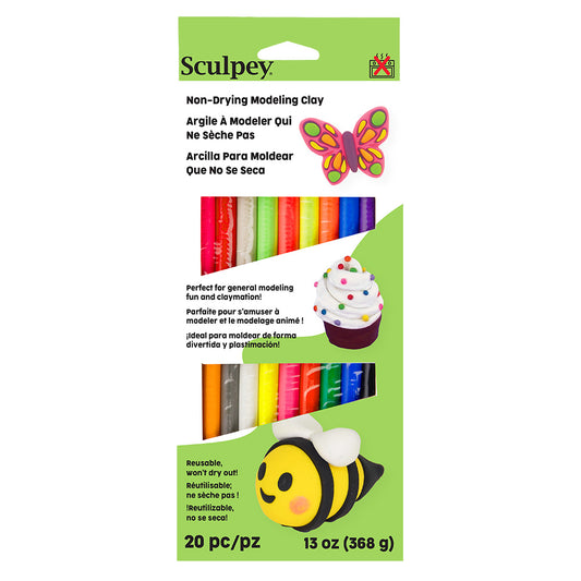 Sculpey Non-Dry™ Modeling Clay Color Sampler 20 pc