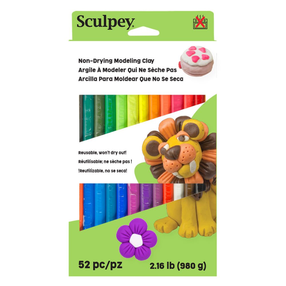 Sculpey Non-Dry™ Modeling Clay Variety Set 52 pc