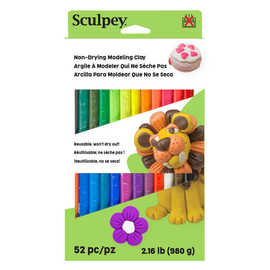 Sculpey Non-Dry™ Modeling Clay Variety Set 52 pc