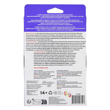 Sculpey Premo™ & Soufflé™ Neons & Pastels Multi-Pack 12 pc