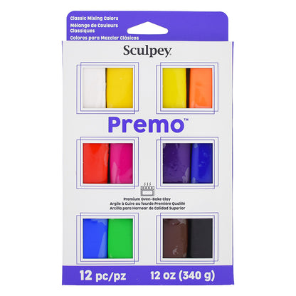 Sculpey Premo™ 12 Piece Classic Mixing Colors Multi-Pack