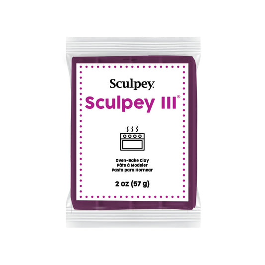 Sculpey III Orange 2 oz clay bar.