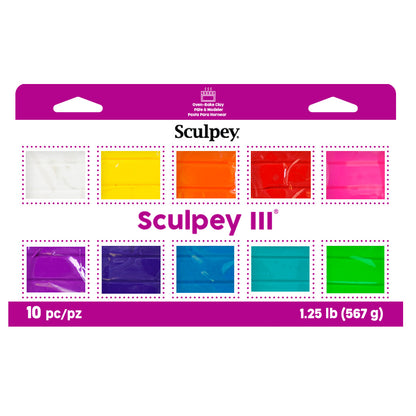 Sculpey III® 10 Piece Brights Multi-pack