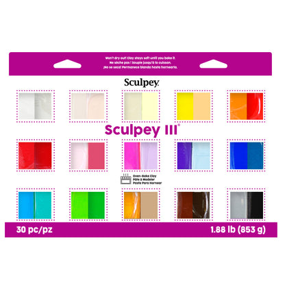 Sculpey III® 30 Color Sampler