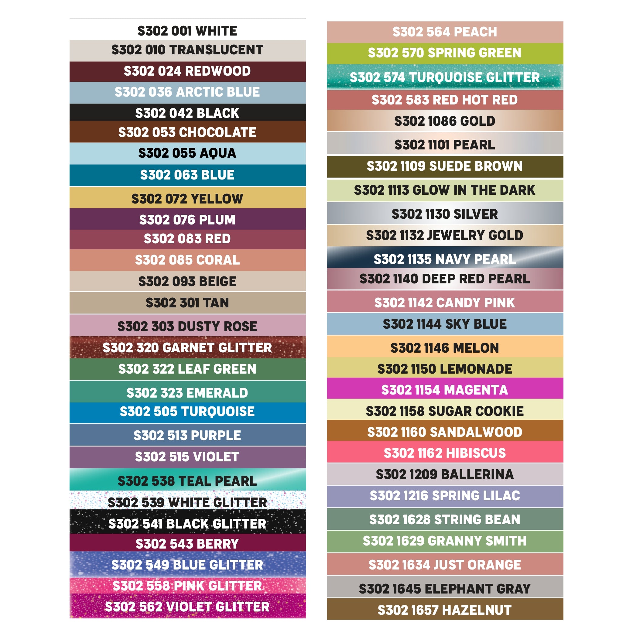 Sculpey III Color Chart
