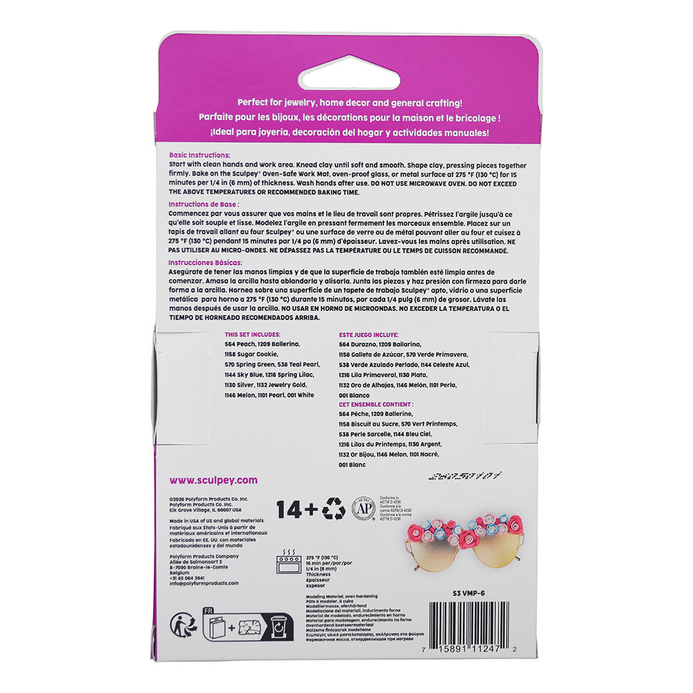 Sculpey III® 12 Piece Pastel Colors Multi-pack