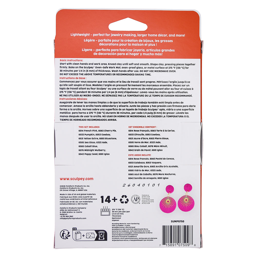 Sculpey Soufflé™ Multipack 12 Pc