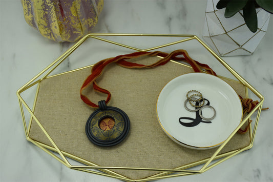 Premo Silkscreen Bubble Pendant