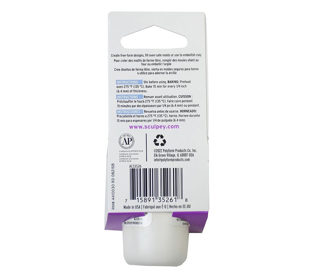 Heat treatment adhesive for polymer clay Sculpey, 59 ml