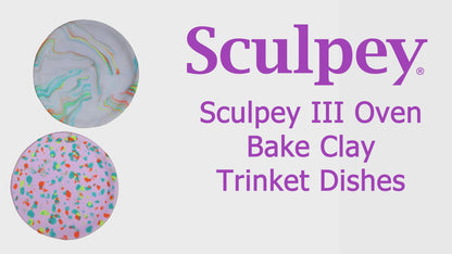 Sculpey III Oven Bake Clay Trinket Dishes