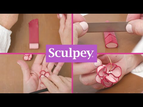 Sculpey Soufflé™ Flower Cane Earrings