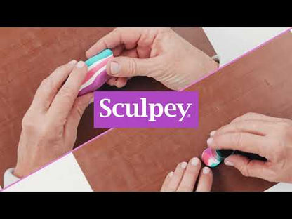 Sculpey III® Tie Dye Hair Clips