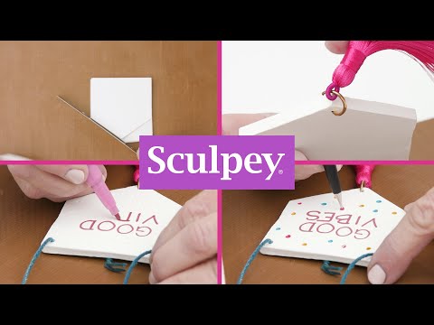 Sculpey® Air Dry - Good Vibes Wall Hanging