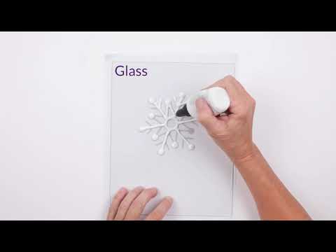 Liquid Sculpey® Snowflake Window Cling