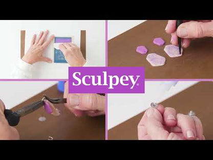 Sculpey Premo™ Translucent Silk Screen Earrings