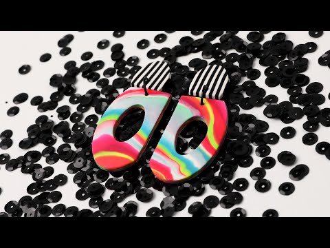 Sculpey Premo™ Neon Pop Earrings