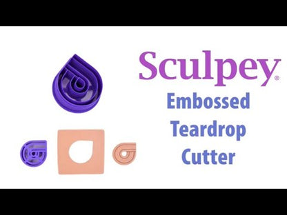Sculpey Tools™ Embossed Teardrop Cutter