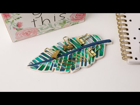 Sculpey III® and Original Sculpey® Mosaic Feather Decor