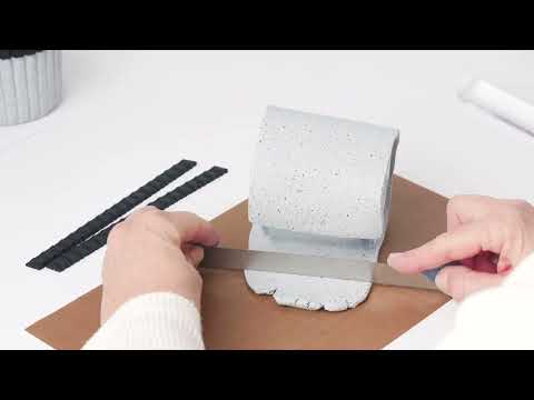 Original Sculpey® and Liquid Sculpey® Fluted Planter