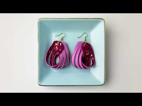 Sculpey Soufflé™ Flexible Faux Leather Earrings