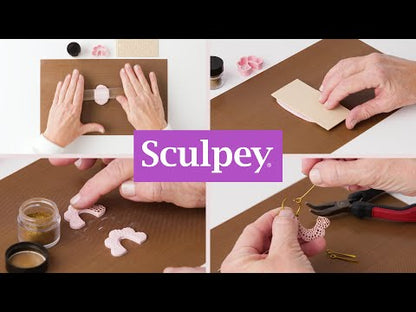 Sculpey Premo™ Mica Texture Earrings