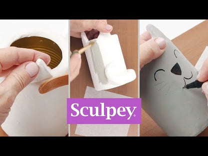 Sculpey Air Dry Pencil Cup Cat