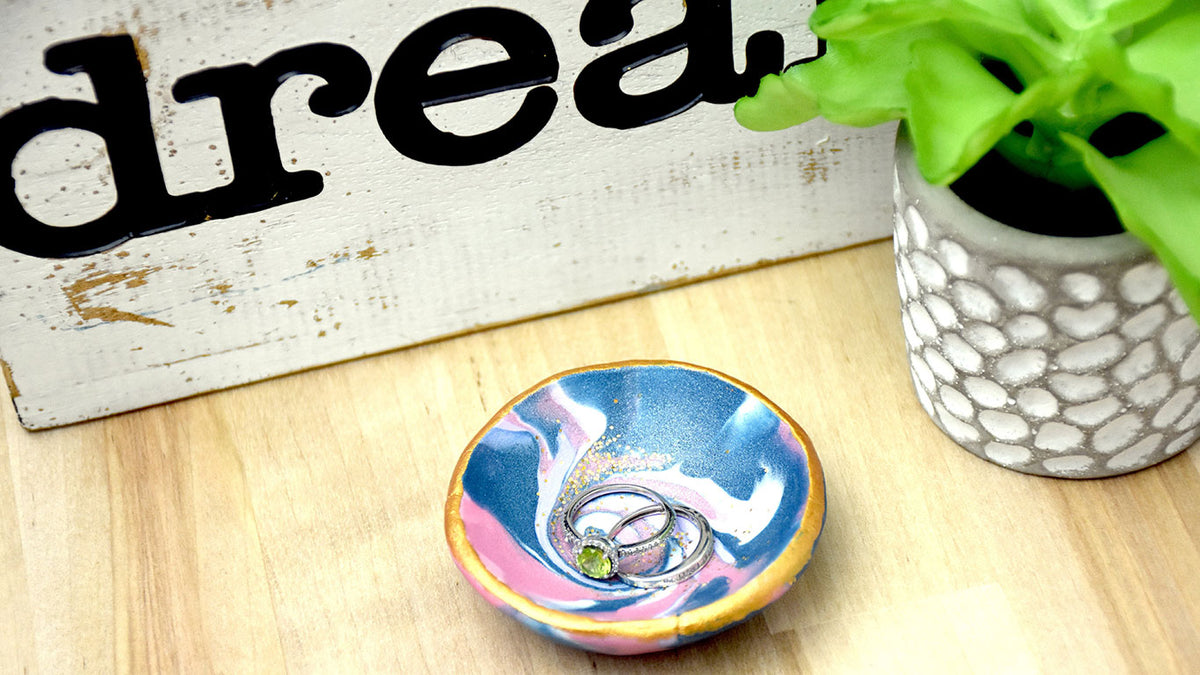 Sculpey III® Galaxy Ring Dish