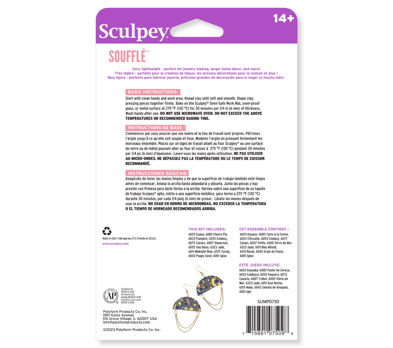 Sculpey Souffle Clay 2 oz - Canary