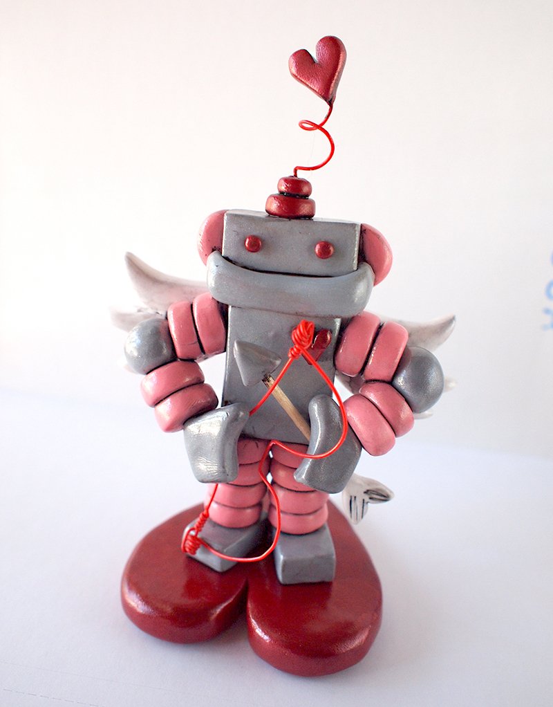 Sculpey III Little Love Machine Robot
