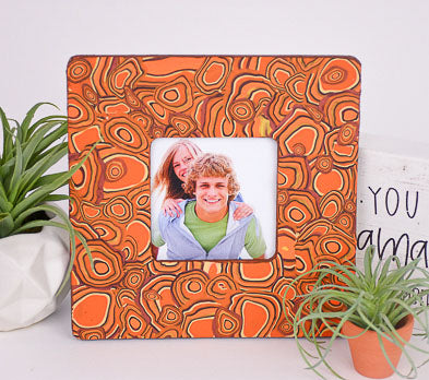 Sculpey Premo™ Burnt Orange Bullseye Frame