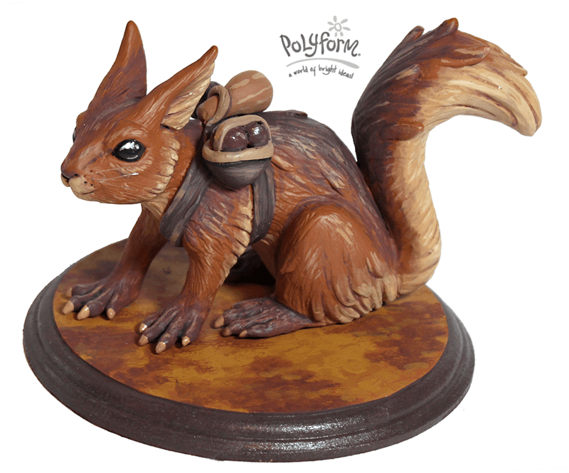 Sculpey Medium Blend: How to Sculpt a Fantasy Gatherer Squirrel