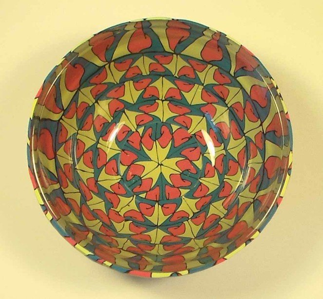Sculpey Souffle Simple Cane Embellished Bowl