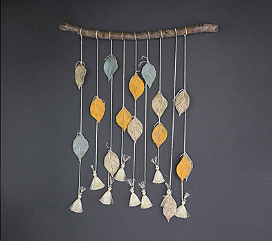 Faux Feather Wall Hanging

