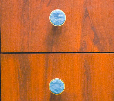  Seawater Sparkle colored Drawer Knobs