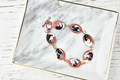Liquid Sculpey® Marbled Copper Bracelet