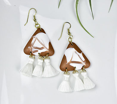Liquid Sculpey® Tassel Trio Earrings
