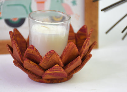 Sculpey III® Garnet Glitter Glam Votive