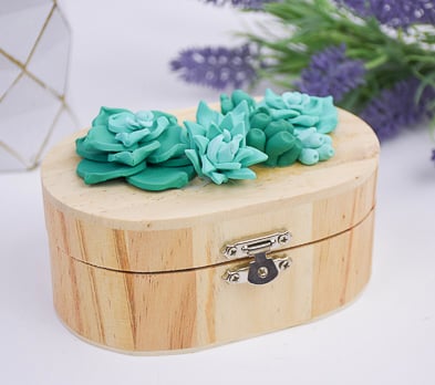 Sculpey Soufflé™ Faux Succulent Box