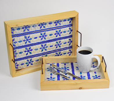 Sculpey Premo™ Indigo Metallic Coffee Table Tray