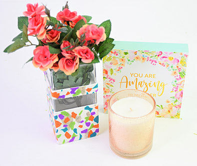 Sculpey Premo™ Granite Terrazzo Slab Vase